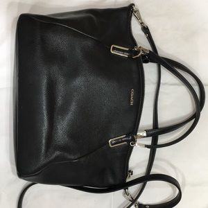 Coach leather purse.
